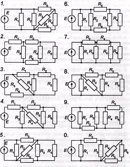 Контрольная работа по теме Расчет электрической цепи
